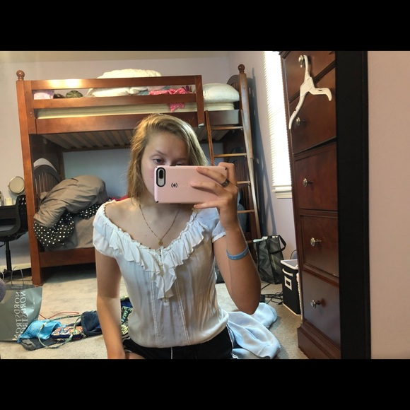 White Abercrombie Kids Blouse - Picture 3 of 3